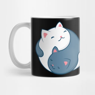 Cat Yin Yang Symbol Cat Lover Gift Mug